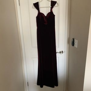Jenny Yoo Issa Velvet Bridesmaids Dress